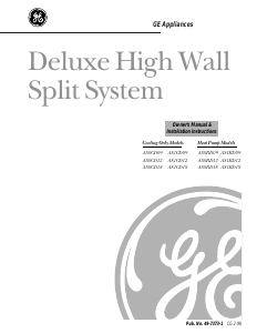 Manual GE AS1RD12AA0G1 Air Conditioner