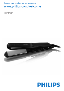 Εγχειρίδιο Philips HP4686 Ισιωτικό μαλλιών