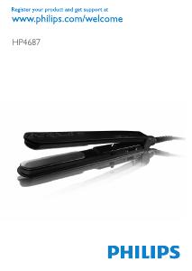 Εγχειρίδιο Philips HP4687 Ισιωτικό μαλλιών
