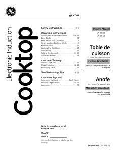 Mode d’emploi GE PHP960SM2SS Table de cuisson