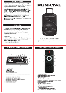 Manual de uso Punktal PK-14BAT Altavoz
