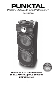 Manual de uso Punktal PK-CH4500 Altavoz