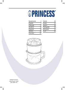 Bedienungsanleitung Princess 202020 Zitruspresse