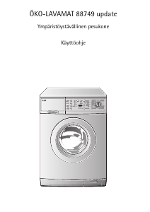 Käyttöohje AEG LAV88749 Pesukone