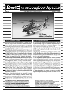Bruksanvisning Revell set 04896 Helicopters AH-64D Longbow Apache