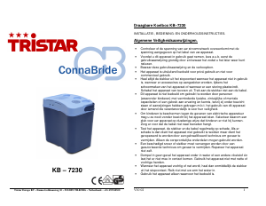 Manuale Tristar KB-7230 Frigorifero portatile