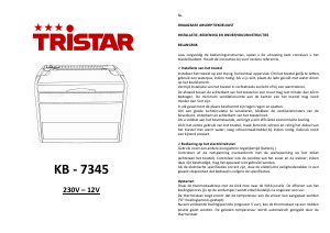 Manuale Tristar KB-7345 Frigorifero portatile