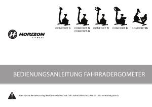 Handleiding Horizon Fitness Comfort Ri Hometrainer