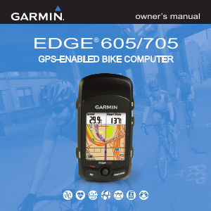 Handleiding Garmin Edge 605 Fietscomputer