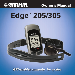 Handleiding Garmin Edge 205 Fietscomputer