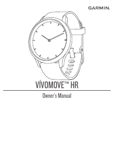 Handleiding Garmin vivomove HR Smartwatch