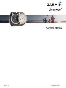 Manual Garmin vivomove Smart Watch