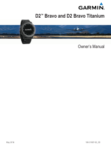 Manual Garmin D2 Bravo Titanium Smart Watch