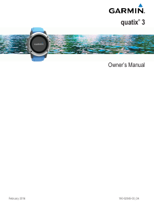 Handleiding Garmin Quatix 3 Smartwatch