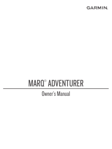 Handleiding Garmin Marq Adventurer Smartwatch
