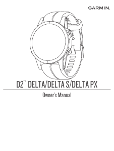 Handleiding Garmin D2 Delta Smartwatch