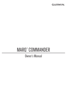 Manual Garmin Marq Commander Smart Watch