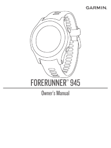 Manual Garmin Forerunner 945 Sports Watch