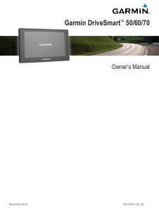 Handleiding Garmin DriveSmart 60 Navigatiesysteem