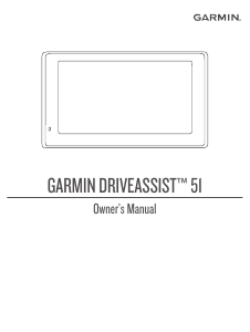 Handleiding Garmin DriveAssist 51 Navigatiesysteem
