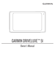 Handleiding Garmin DriveLuxe 51 Navigatiesysteem