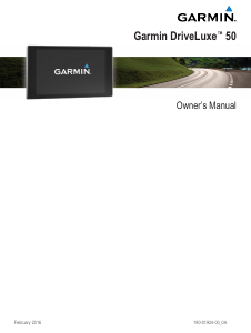 Handleiding Garmin DriveLuxe 50 Navigatiesysteem