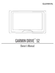 Handleiding Garmin Drive 52 Navigatiesysteem
