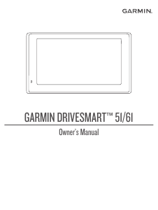Manual Garmin DriveSmart 61 Car Navigation