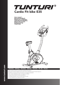 Manual de uso Tunturi E35 Bicicleta estática