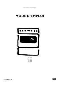 Mode d’emploi Electrolux EHK2-4WS Cuisinière