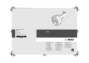 Руководство Bosch S 41 Станок для заточки сверл