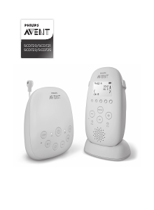 Manuale Philips SCD720 Avent Baby monitor