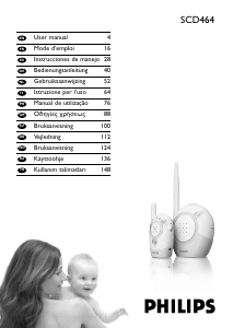 Manual Philips SCD464 Avent Monitor de bebê