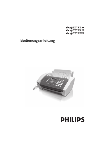 Bedienungsanleitung Philips IPF520 Faxmaschine