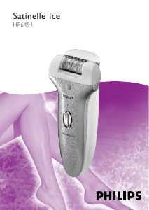 Brugsanvisning Philips HP6491 Satinelle Ice Epilator