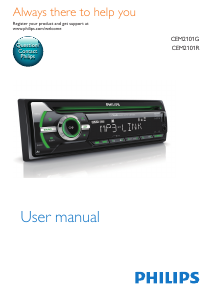 Manual Philips CEM2101G Car Radio