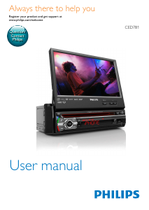 Handleiding Philips CED781 Autoradio