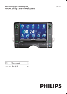 Manual Philips CID3610 Car Radio