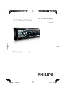 Manual Philips CEM250X Car Radio
