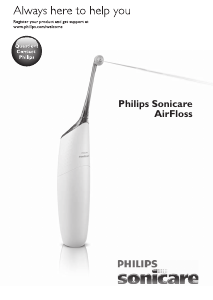 Priročnik Philips HX8254 Sonicare AirFloss Zobna prha