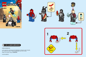 Brugsanvisning Lego set 40454 Super Heroes Spider-Man mod Venom og Iron Venom
