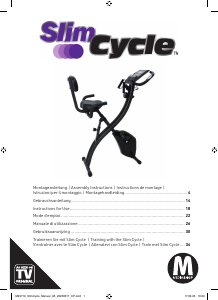 Manual SlimCycle M23719 Exercise Bike