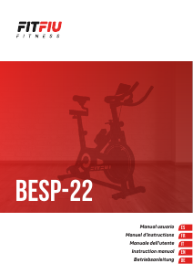 Handleiding FITFIU BESP-22 Hometrainer