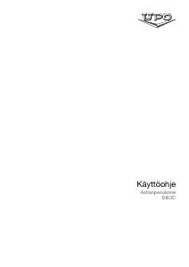Käyttöohje UPO DI63C Astianpesukone