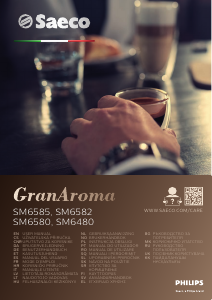 Manual de uso Philips Saeco SM6582 GranAroma Máquina de café espresso