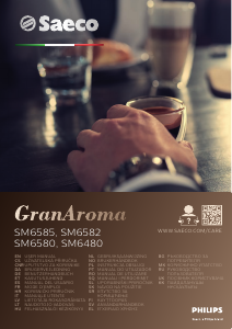Manuale Philips Saeco SM6585 GranAroma Macchina per espresso