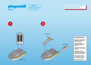 Handleiding Playmobil set 5773 Police SWAT team jetski