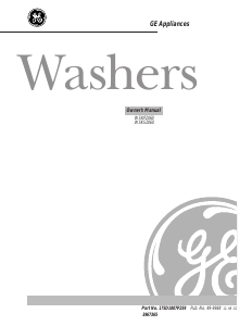 Handleiding GE WSKS2060T1WB Wasmachine