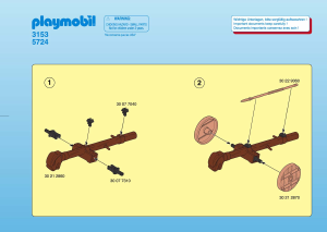 Manuale Playmobil set 3153 Vikings Vichinghi