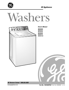 Handleiding GE WCSE3100A1WW Wasmachine
